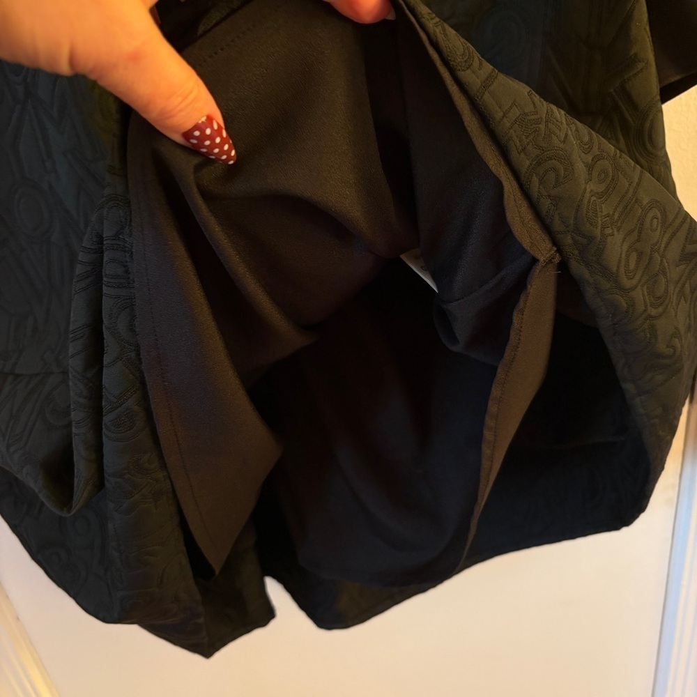 Burryco Statement Collar Black Dress Lined Long Sleeve Wednesday Addams sz 10 - Picture 9 of 13